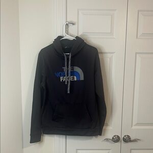 Men’s The North Face Charcoal and Blue Hoodie